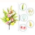 thumbnail image 3 of Adorno floral de Pascua con huevos | Ramo de huevos artificiales de Pascua para coronas, árboles y decoración primaveral del hogar | Rama decorativa festiva para jarrones, 3 of 6