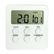 Naittoop Digital Kitchen Timer Multi-Function Magnetic Timers, Learning Management, Suitable for Kitchen, Study, Work, Exercise Training, Outdoor Activities(not Including Battery)