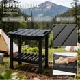 thumbnail image 6 of 265Lbs Heavy Duty Waterproof Shower Stool HDPE Material with Double Storage Shelves, 6 of 9