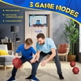 thumbnail image 3 of Canasta de baloncesto HopeRock Indoor Mini con LED para niños con 3 pelotas, 3 of 7