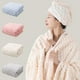 thumbnail image 1 of Toalla de Baño de Terciopelo Premium para Mujer - Toalla de Ducha Superabsorbente de Secado Rápido | Toalla de Baño de Felpa Gruesa de 70 X 140 Cm, Antipelusas, con Lazo para Colgar, 1 of 3