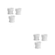 thumbnail image 2 of Inteprter 3 piezas control de raíces maceta maceta jardín bonsai plantador con bandeja agujeros de drenaje dormitorio hogar blanco / m Blanco/M 2piezas, 2 of 6