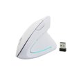 thumbnail image 1 of Wireless Mouse Ergonomic Right-hand Grip 2.4GHz 1600DPI Vertical USB Gaming Mice for PC - White, 1 of 5