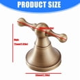 thumbnail image 5 of Decorative European Designs Copper Wall Mounted Hook Rustproof Hanging Solution for Jackets Bags Home Decoration, 5 of 10