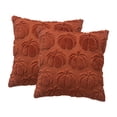 thumbnail image 2 of veasfak 2x Housses de Coussin Citrouille Hôtel 45x45cm Décoratives Lit Automne Housse de Coussin Rouge Rouille, 2 of 9
