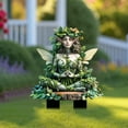 thumbnail image 4 of Bohemian Style Acrylic Garden Stake Decoration, Outdoor Decor with Fairies and Hummingbirds Design, Whimsical Yard Insert for Flower Beds, Walkways, and Patio Enhancements, 4 of 5