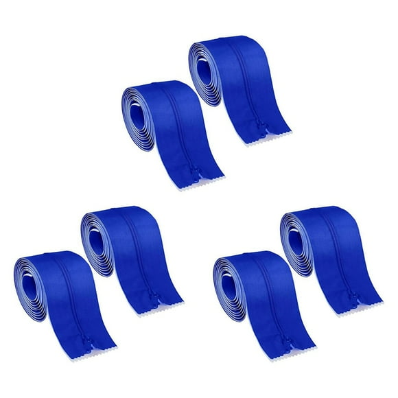 6 Roll Heavy Duty Zipper Dust Barrier Zipper 3 Inch X 7 Ft Construction Zipper Self Adhesive Zipper Used for Greenhouse
