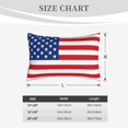 thumbnail image 4 of Sikiie America Flags3 Print Plush Pillow Cover, Wrinkle-proof and Stain-resistant Pillow Protector without Pillow Core, Home Decoration-20"x30", 4 of 6