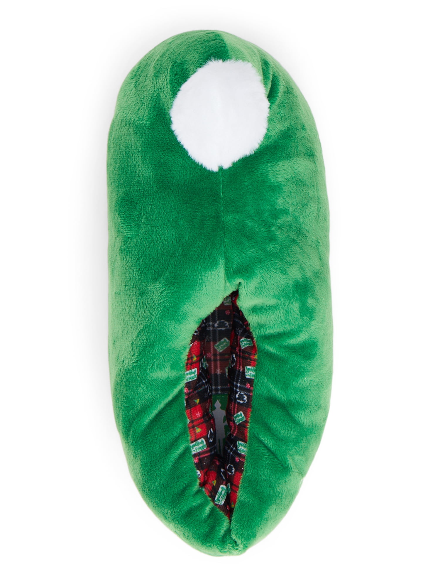 Elf Men's Giftable Holiday Slippers, dual sizes 7/8-13/14