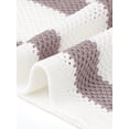 thumbnail image 5 of INSPIRE CHIC Crochet Tank Top for Women's Stripe Sleeveless Summer Hollow Out Vacation Casual Vest L Khaki White, 5 of 6