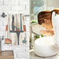 thumbnail image 7 of Yayeee 2 Pack Hand Towels for Bathroom 100% Cotton 16" x 28" Soft Absorbent Kitchen Towel, Cats Reading Pattern, 7 of 7