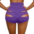 thumbnail image 2 of Yoga Shorts for Women High Waisted Booty Lift Running Cycling Legging Shorts Tummy Control Buttery Soft Athletic Hot Pants Workout Tights Butt Lifting Short Leggings for Sports Gym, 2 of 6