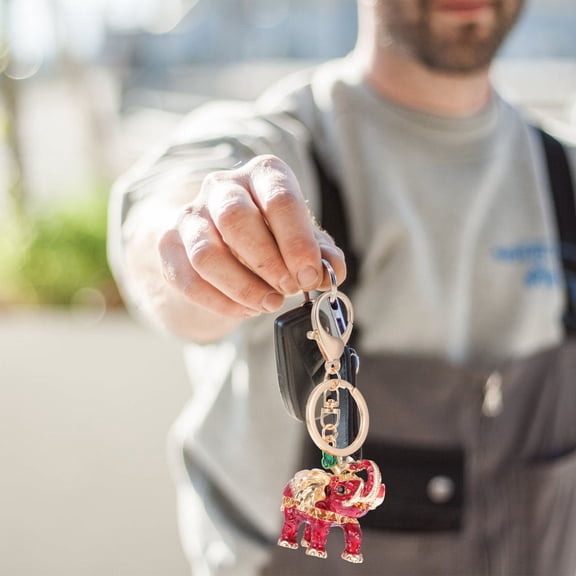 Supvox 1Pc Keychain Pendant Zinc Alloy Bag Hanging Decor Durable