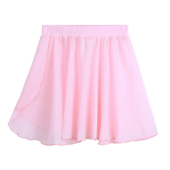 Alvivi Kids Girls Chiffon Mini Pull-On Wrap Skirts for Ballet Dance Gymnastic Workout