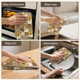 thumbnail image 6 of 2 Pcs Funny Kitchen Towels,Brown Checker Sunflower Pattern Microfiber Dish Towels,Kitchen Tea Towels,Kitchen Towel Set (18" X 26"), 6 of 7