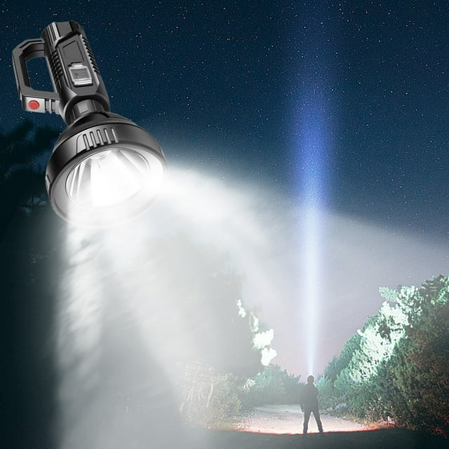 BAOPAI Lampe de Poche LED Rechargeable Super Lumineuse avec 3 Modes Luminosité Réglable Port de Charge USB Étanche et Robuste pour Activités Extérieures comme Camping Randonnée Pêche et Préparation d'Urgence