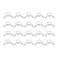 thumbnail image 1 of Unique Bargains Fuel Line Hose Clips, 100 Pack 8mm 304 Stainless Steel Single Wire Tubing Spring Clamps (Silver), 1 of 5