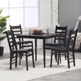 thumbnail image 3 of Cosco 32" Square Wood Folding Table with Vinyl Inset, 3 of 8