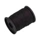 thumbnail image 5 of Accesorios de materiales de pesca con mosca de hilo encerado Nylon Cordelón trenzado Hilo de nylon plano para la reparación de libros de manualidades Negro, 5 of 8