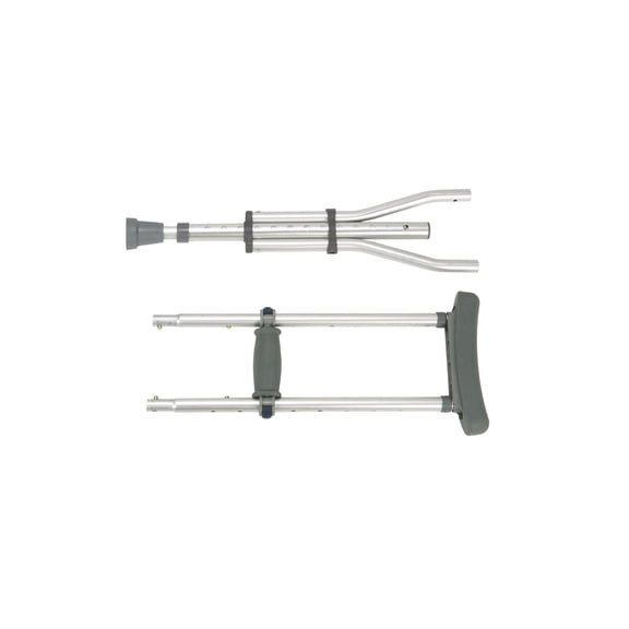 Drive Medical Knock down Universal Aluminum Crutches, 1 Pair