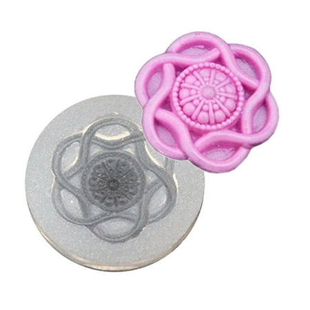 

Mandala Button Silicone Mold Fondant Mold Cake Cupcake Decoration Chocolate Baking Mould DIY