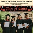 thumbnail image 4 of Class of 2025 Graduation Banner Celebrate Achievements With Stylish Party Decoration For Memorable Events, 4 of 5