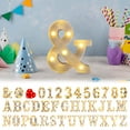 thumbnail image 1 of Sales Today Clearance! LED Letters Lights, Alphabet Lamp, Illuminated Letter Lights for Party, Wedding, and Children’s Room Decoration, Battery-Operated Night Lights for Home and Events, 1 of 7