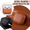 thumbnail image 2 of wnpxqnt Protective Case for AirPods 4 Leather Case Earone Cover Anti Drop Protective * T5R1, 2 of 8