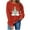 #0517-Red, variant on Uootdi Christmas Sweatshirts for Women Gift Cute Graphic Crew Neck Pullover Long Sleeve Sweatshirt Winter Holiday Fashion Tren dy Outfits