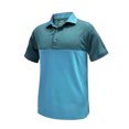 thumbnail image 1 of Monterey Club Men's Melange Contrast Golf Polo Shirt #1683, 1 of 2