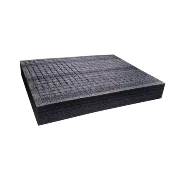Lámina de espuma para embalaje, insertos de espuma para estuche, esponja a cuadros profesional a prueba de golpes, esponja plegable a prueba de golpes 33 cm x 25 cm x 5 cm