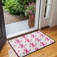 thumbnail image 2 of Pink Breast Cancer Door Rugs,Washable Non Slip Door Mats Indoor,Decorative Door Mats,Entry Mat Indoor for Entrance,Bedroom,Kitchen,Bathroom,30"x17", 2 of 6