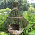 thumbnail image 4 of Hanging Bird Nest Rough Surface Woven Birdhouse for Courtyard Garden Outside--, 4 of 5
