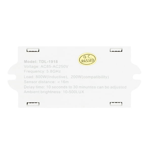 YLSHRF Smart 5.8GHz Microwave Radar Sensor Dial Adjustable Light Dip-Switch Indoor Body Motion Detector Interruptor