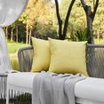thumbnail image 3 of Cojines de exterior para muebles de patio, fundas de almohada impermeables, cojines cuadrados para jardín, fundas de almohada de lino estilo granja para patio, carpa, sofá, 18 x 18, 3 of 6