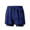 thumbnail image 2 of Conairie Men Swim Trunks Solid Elastic Waist Competitive Swim Racing Team Swimsuit Elastic Waist Swim Jammers UPF 50+ XXXXL, 2 of 4