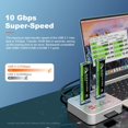 thumbnail image 3 of Estación de acoplamiento MAIWO K3016CL M.2 Sata/NVMe USB-C de 10 Gbps, 3 of 7