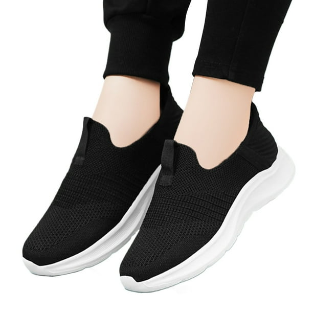 Tenis Deportivos De Correr Con Cordones Para Mujer, Cómodos, De Poliuretano, Anticolisiones