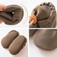 thumbnail image 4 of ZACPNCV Newborn Baby Cotton Booties Non-Slip Sole for Toddler Boys Girls Infant Winter Warm Fleece Cozy Socks Shoes Olive Green, 4 of 7