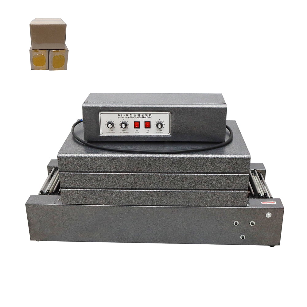Shrink Tunnel Sealing Packing Machine Thermal Heat Shrink Wrap Machine for Food Stationery Hardware Tools Daily Necessities Packing 220V