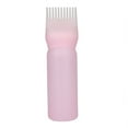 thumbnail image 2 of Weloille 1 Pcs Hot Hair Color Applicator Bottles,Root Comb Applicator Bottle, Hair Dye Bottle Applicator Brush Dispensing Salon Hair Coloring Dyeing (Pink) Simple and Sophisticated Design, 2 of 7