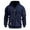Navy, variant on Mens Hoodies Zip up,Sport Hoodie With Zipper Pocket Pullover For Casual Wear And,Sizes S