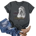 thumbnail image 2 of Dolly Shirt for Women I Will Always Love You Portrait Graphic Tee Country Music T Shirt Short Sleeve Crew Neck Western Top, 2 of 5