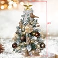 thumbnail image 5 of 2FT Pre-lit Christmas Tree, Small Lighted Christmas & Halloween Tree, Tabletop Tree Decor with Lights and Rich Ornaments for Kids Room Home Office, Champagne, 5 of 8