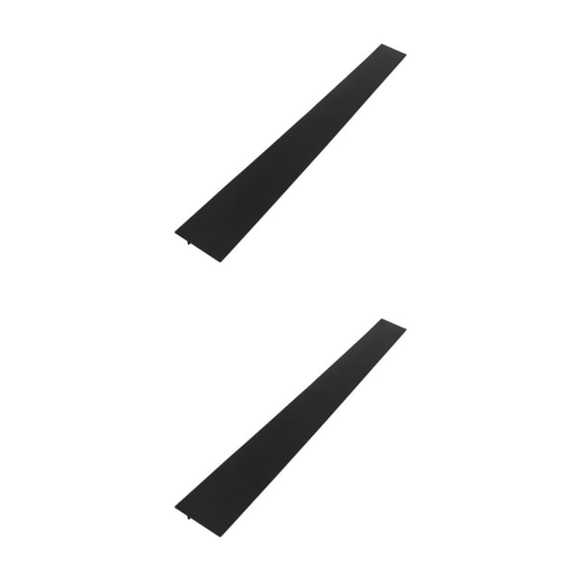 Inteprter Cubiertas para huecos de encimera de estufa de cocina de gel de sílice hechas de materiales de alimentaria, saludables y duraderas, Negro 21 pulgadas 2Conjunto