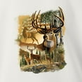 thumbnail image 3 of Wild Bobby Deers in Mountains Patriotic American Flag Hunting Animal Lover Unisex Men Tee, 3 of 6