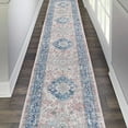 thumbnail image 4 of Yamaziot 2'x10' Distressed Vintage Runner Rug for Hallway, Extra Long Laundry Room Rug, Farmhouse Kitchen Mat, Non-Shedding Carpet for Bedroom, Living Room, Dining Room, 4 of 6