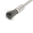 thumbnail image 3 of 3mm Straight Shank 100mm Length Steel Wire Polishing Brush Silver Tone 3pcs, 3 of 3