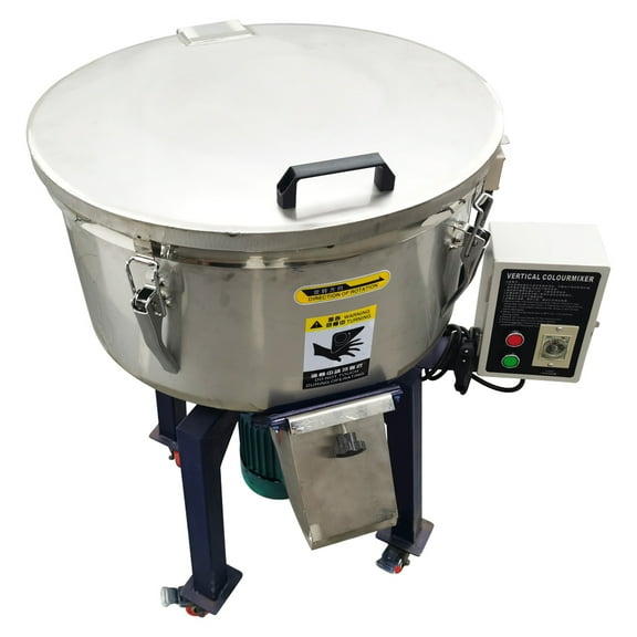 50KG Plastic Granule Mixing Machine Vertical Stainless Steel Industrial 110V