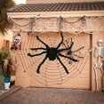 thumbnail image 4 of Araña gigante de Halloween de 59 pulgadas, decoración de Halloween de araña gigante, juguete de peluche de tarántula negra, accesorios de araña gigante de carnaval (150 cm), 4 of 5